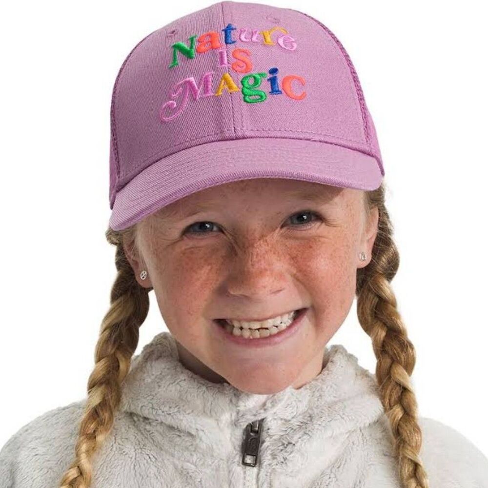 The North Face Youth Purple Nature is Magic Trucker Hat, Medium (U2)